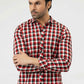 Men Casual Dress Shirt - Multi Checkered