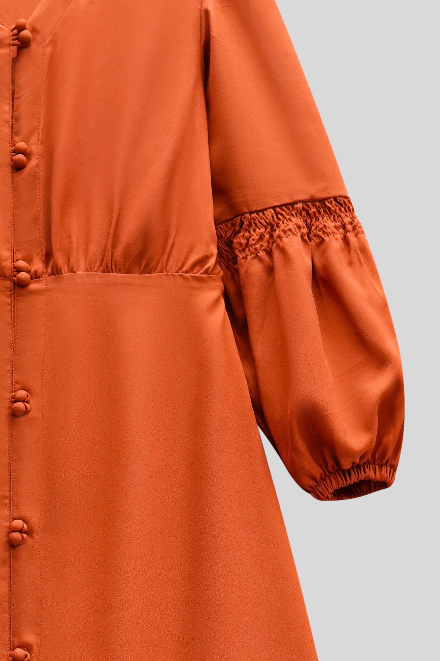 Women’s Georgette Maxi Dress - Rust