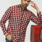 Men Casual Dress Shirt - Multi Checkered