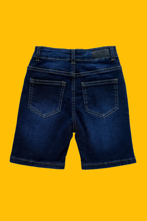Boy Denim Short - Dark Blue