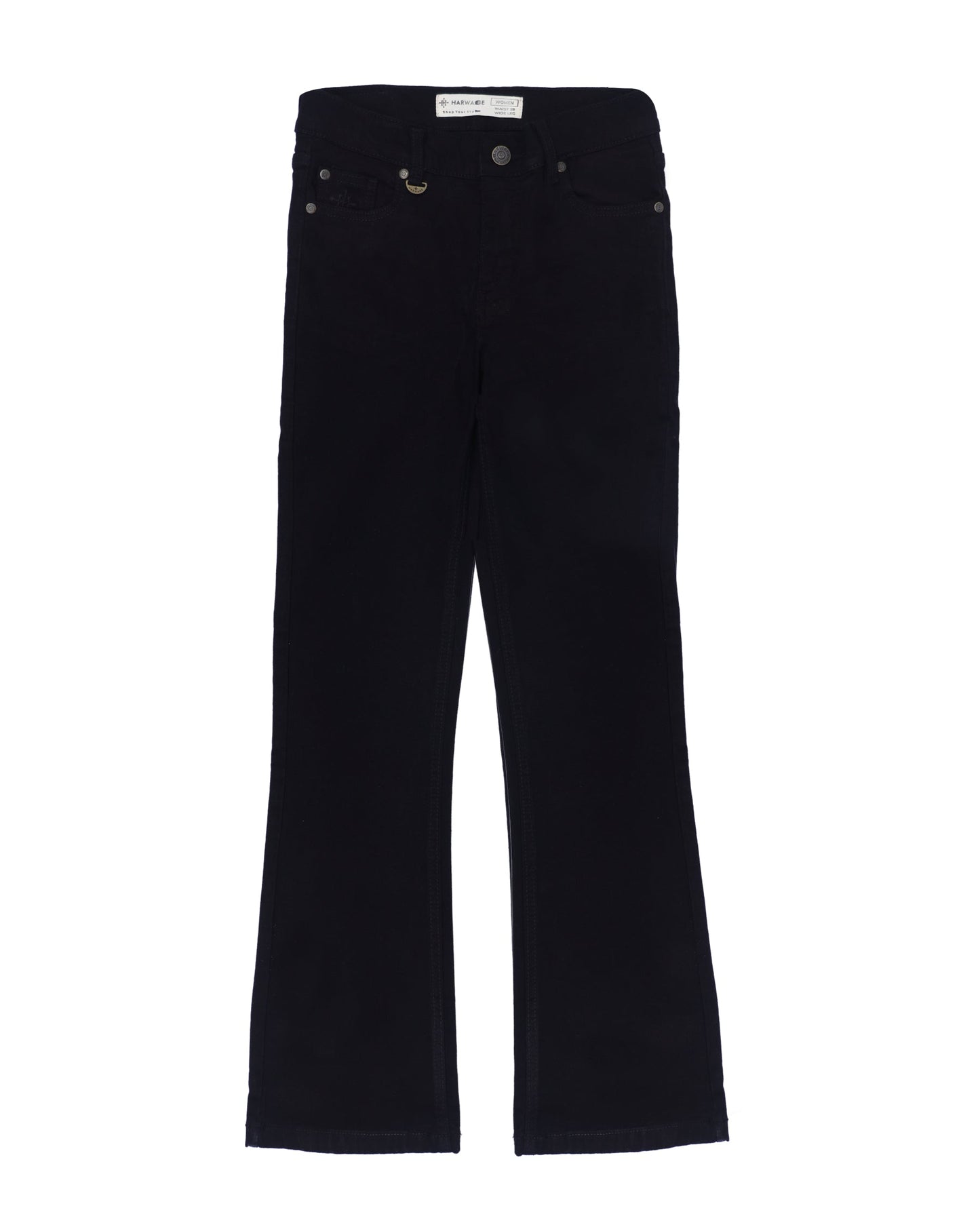Women Denim Flare Fit Jeans – Black
