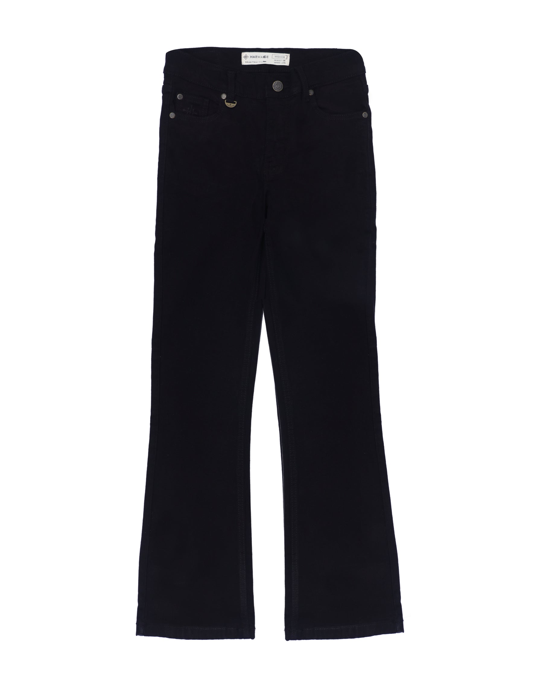 Women Denim Flare Fit Jeans – Black