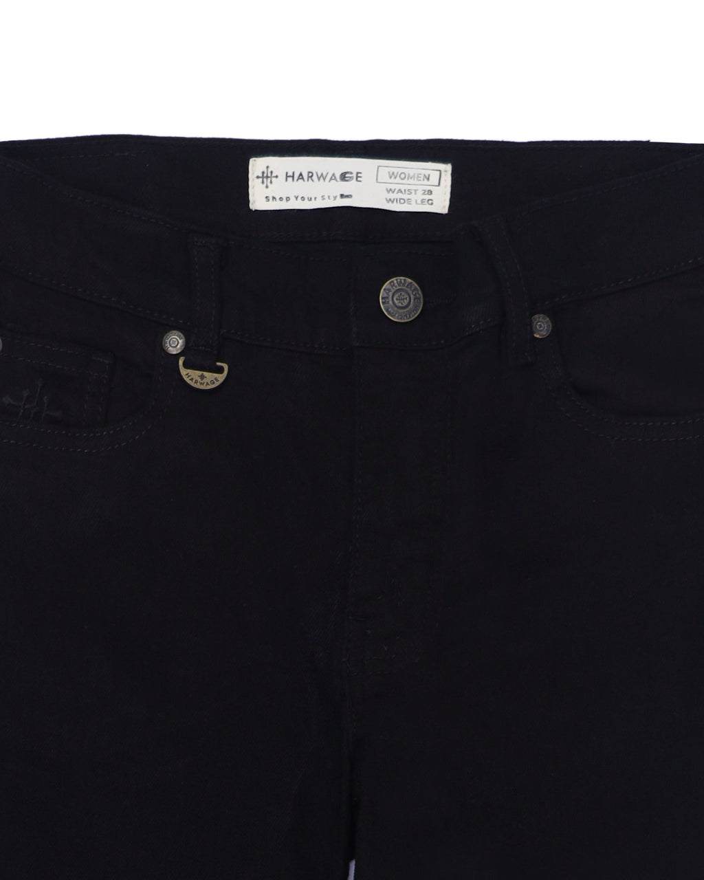 Women Denim Flare Fit Jeans – Black