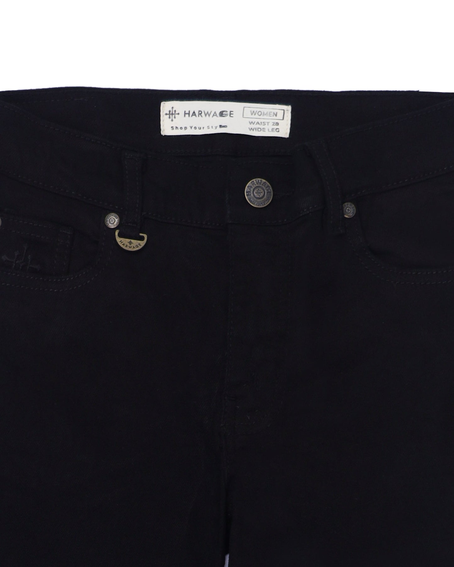 Women Denim Flare Fit Jeans – Black