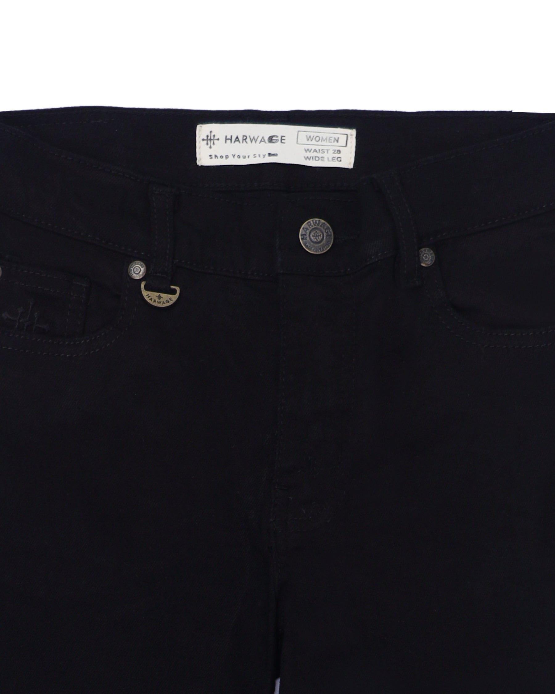Women Denim Flare Fit Jeans – Black