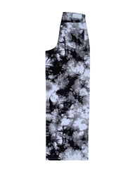 Women Tie & Dye Wide Leg Jeans – Black