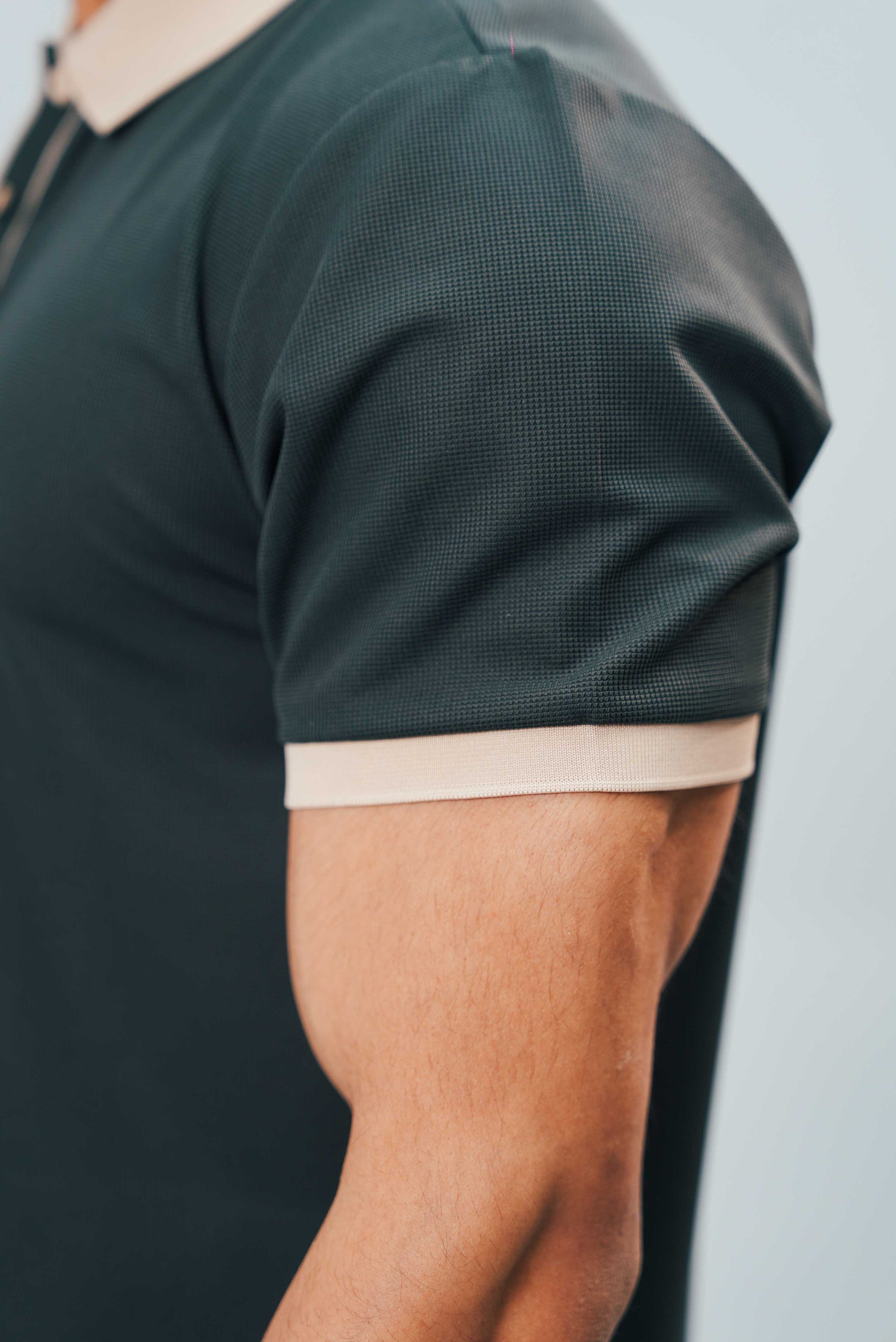 Men’s Essential Plain Polo Shirt – Dark Green