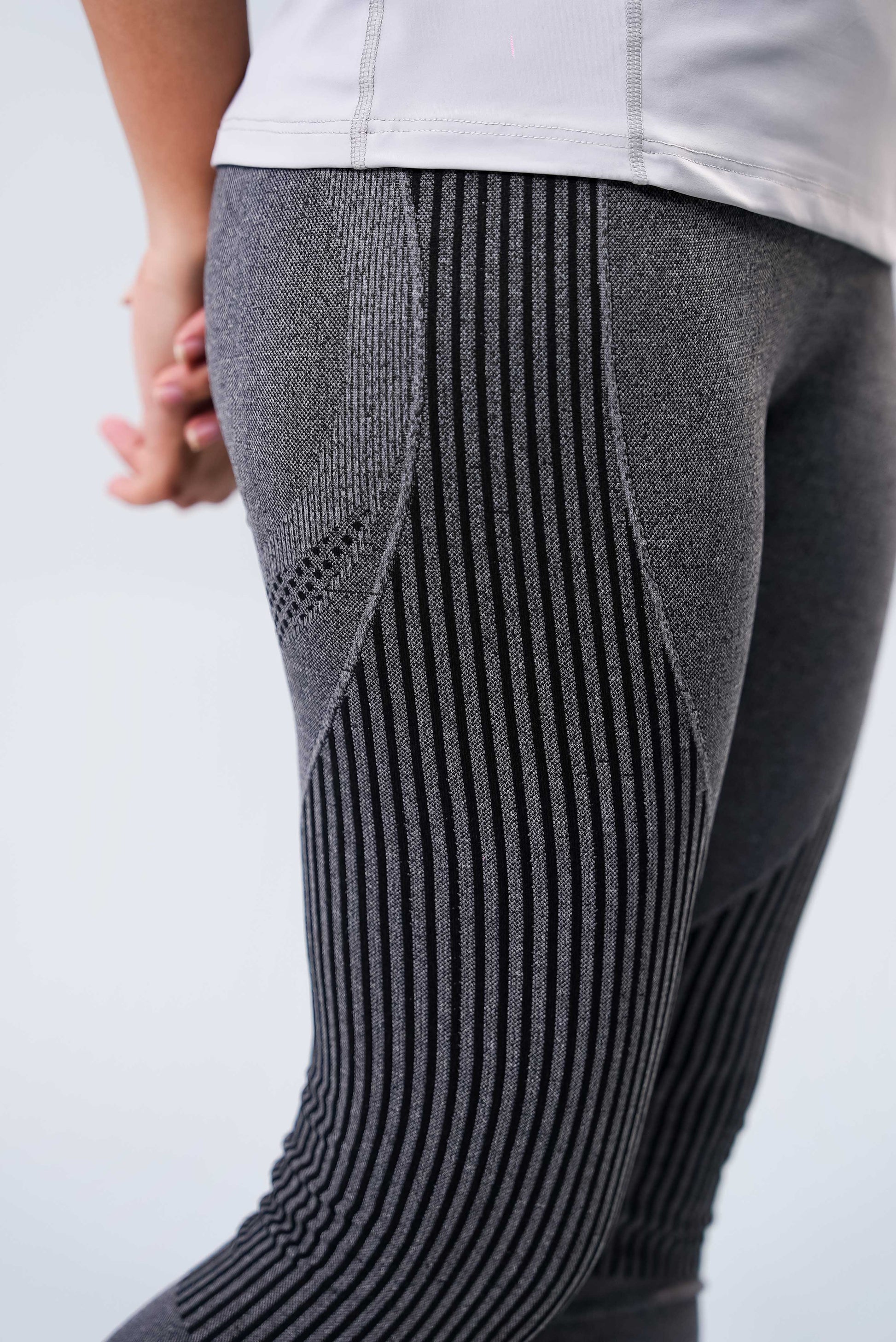 Women’s Cold Wool Tights – Charcoal Grey