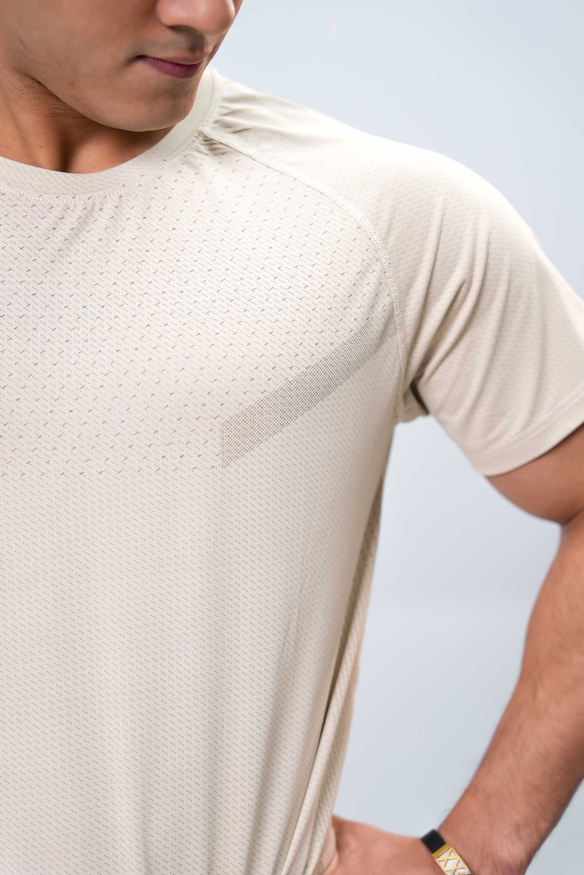 Men’s Gym Wear Top – Khaki