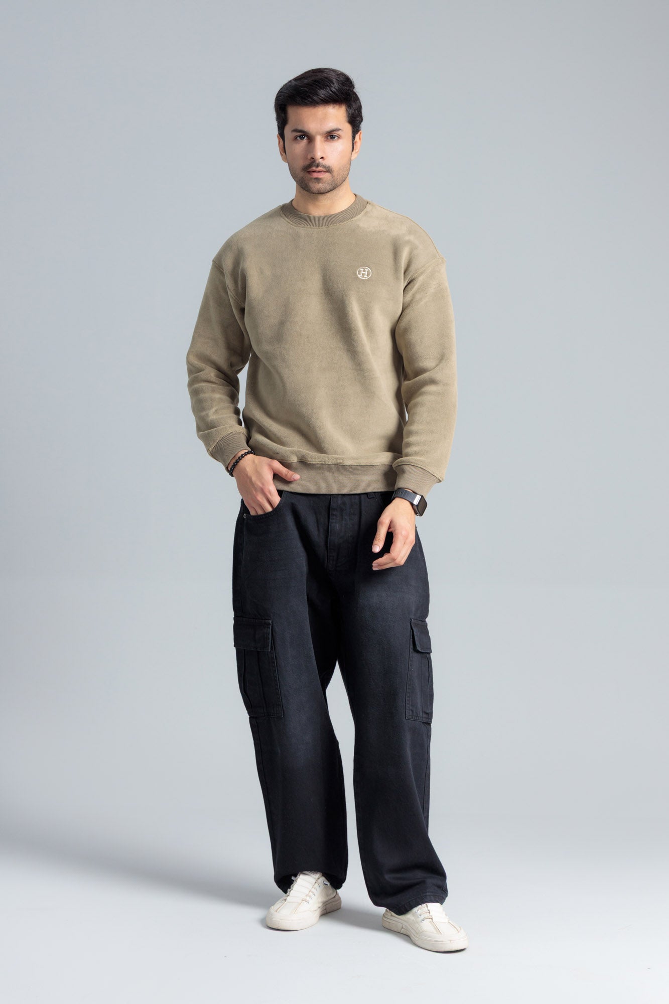 Men’s Cozy Sweatshirt – Coriander