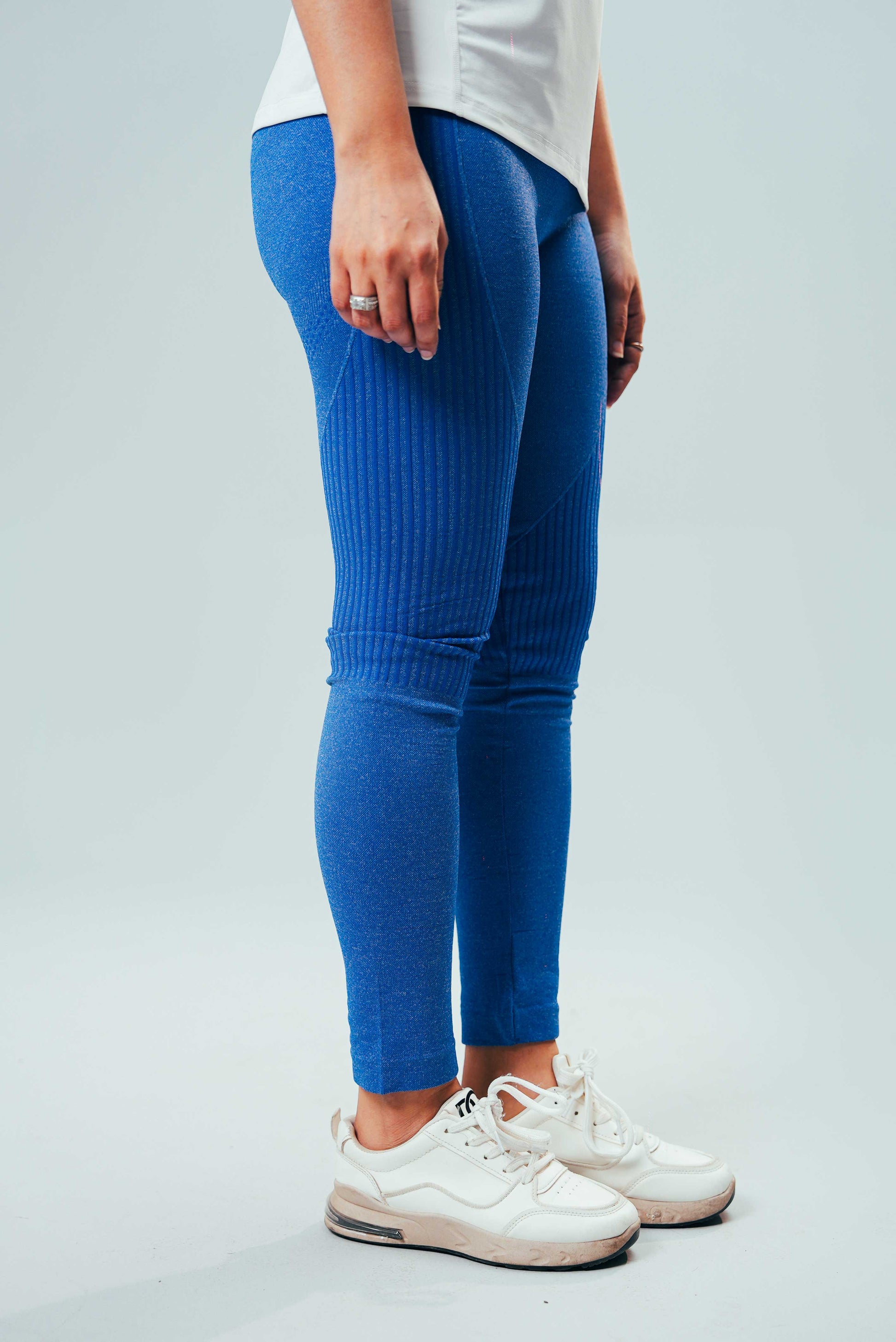 Women’s Cold Wool Tights – Blue