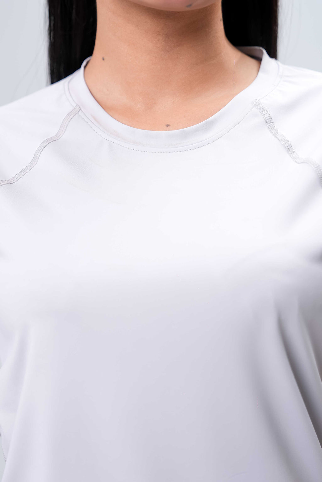 Women Top Gym Wear - Grey