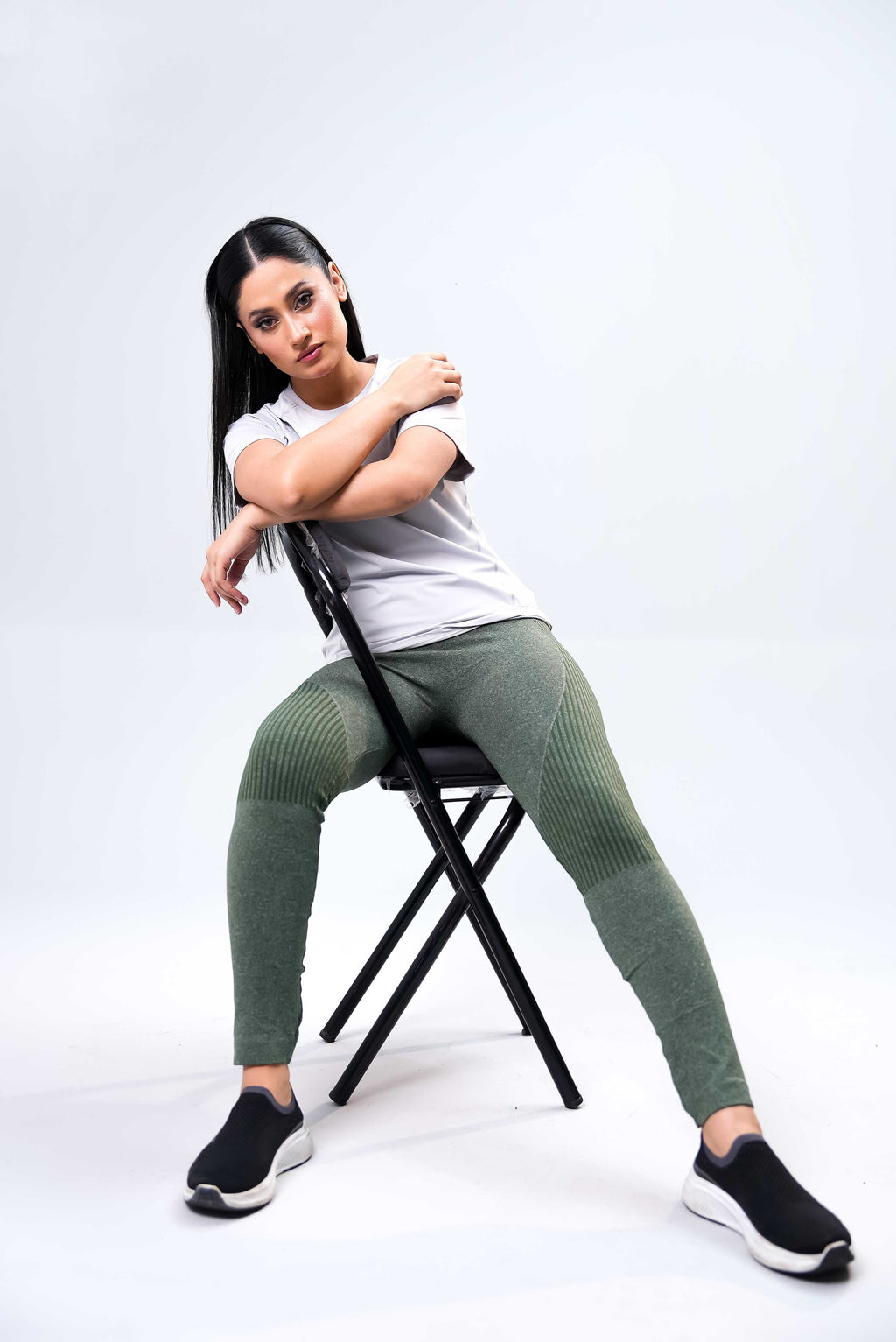 Women’s Cold Wool Tights – Green