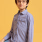 Boys’ Full Sleeves Casual Shirt - Blue