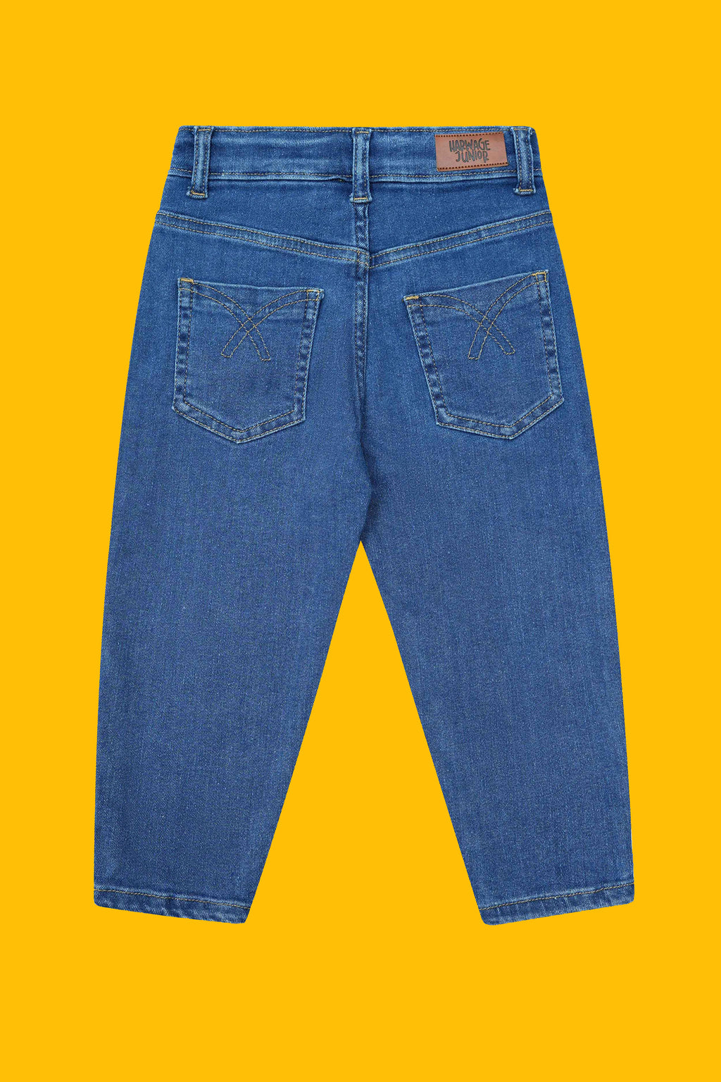 Girls Straight Fit Jeans - Dark Blue