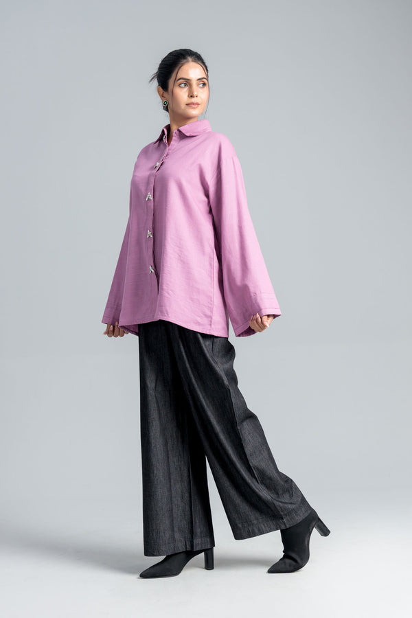 Women’s Cotton Top - Mauve Orchid