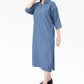 Denim  Long Dress Shirt- Lt Blue