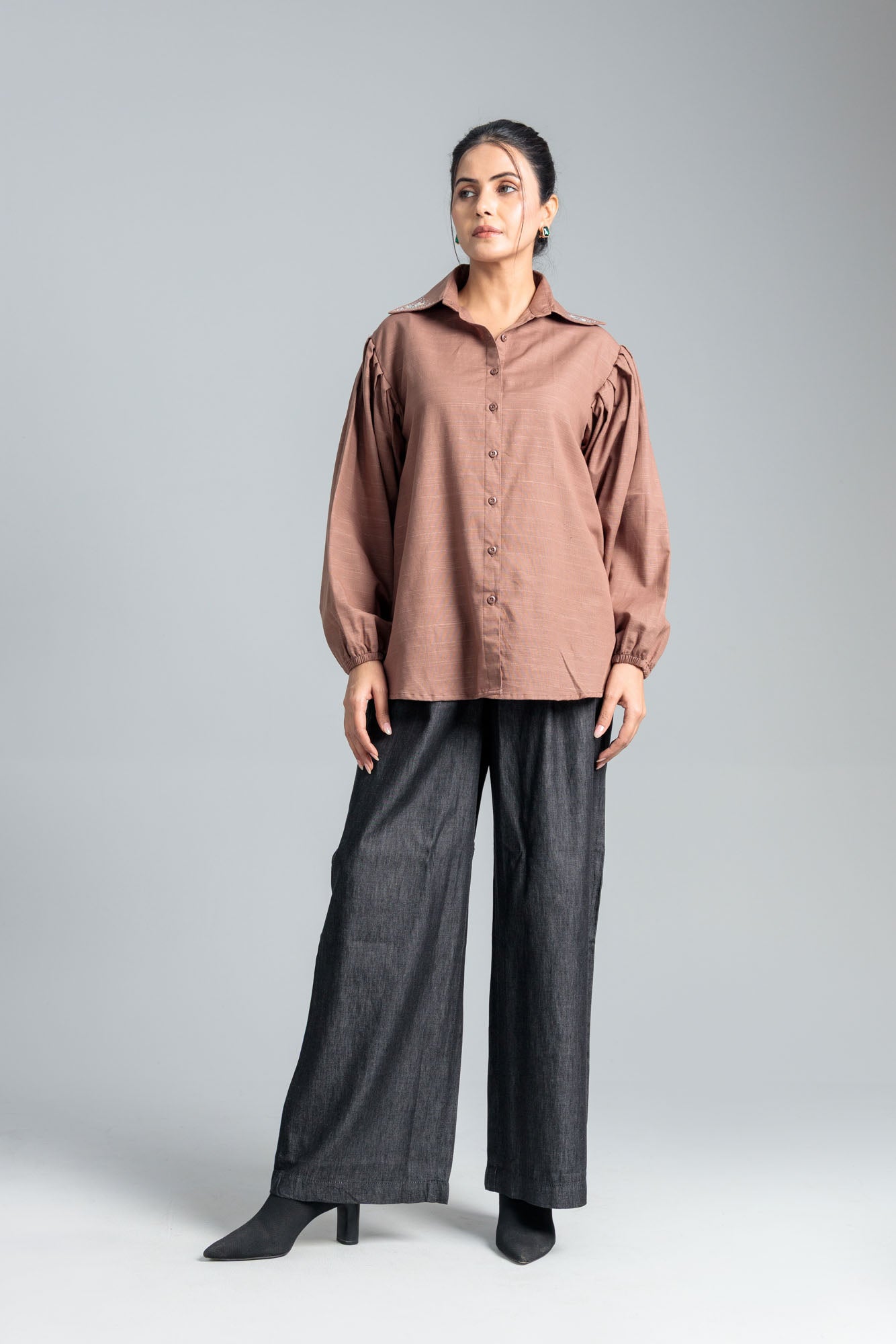 Women’s Cotton Top - Chocolate Malt