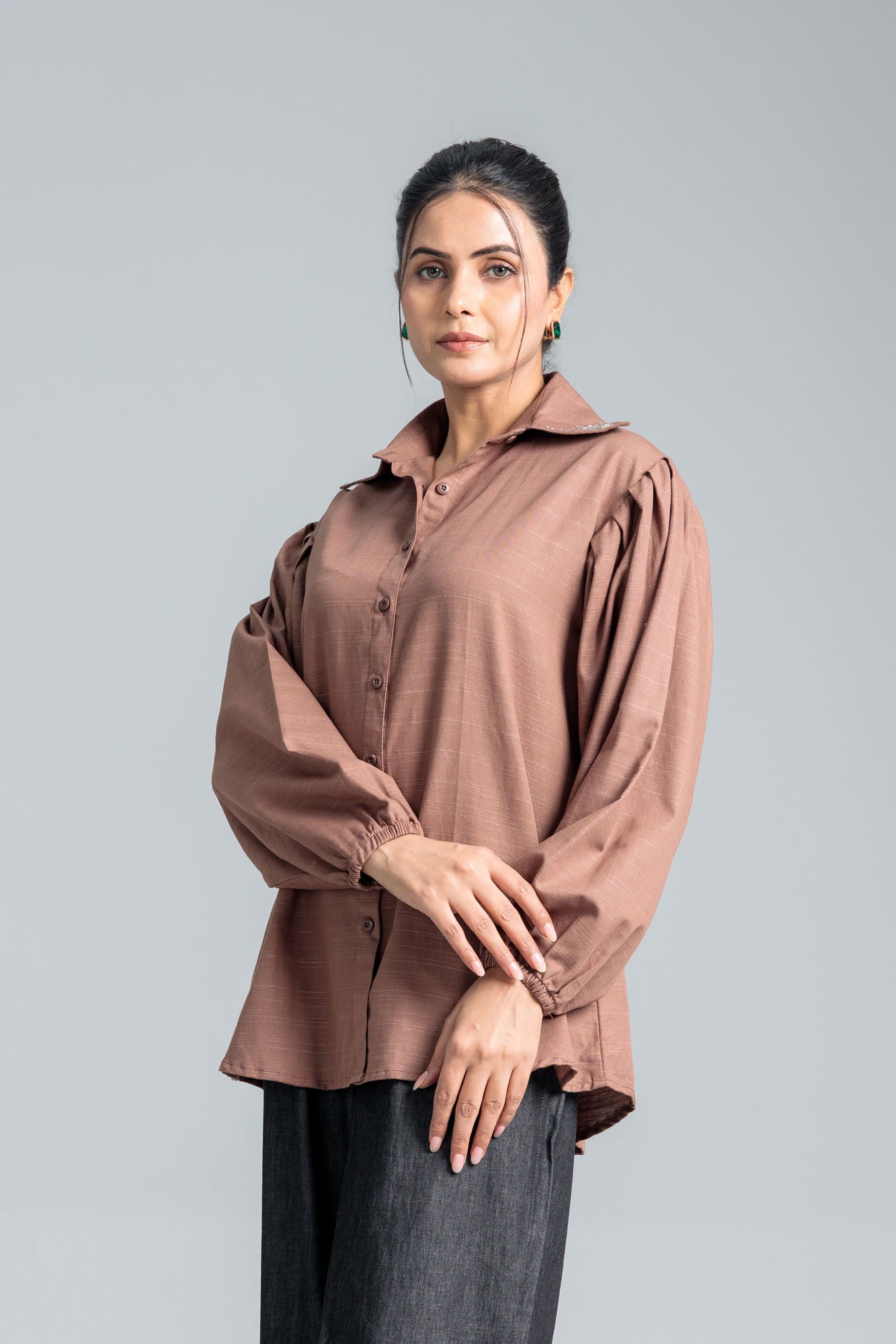 Women’s Cotton Top - Chocolate Malt