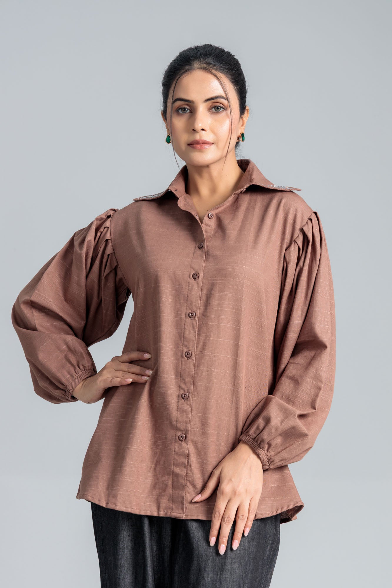 Women’s Cotton Top - Chocolate Malt
