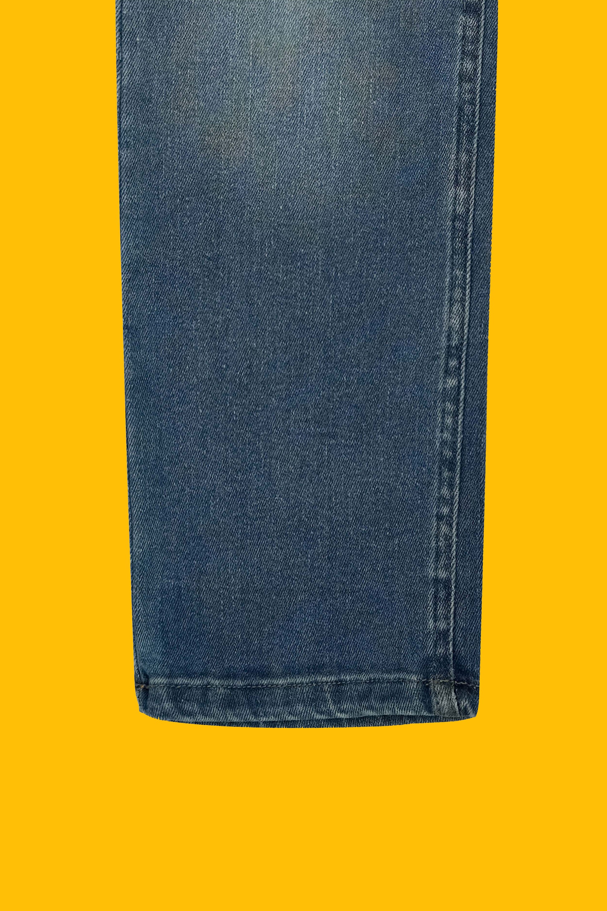 Girls Straight Fit Jeans –Mid Blue