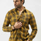 Men Casual Shirt - Yellow Check