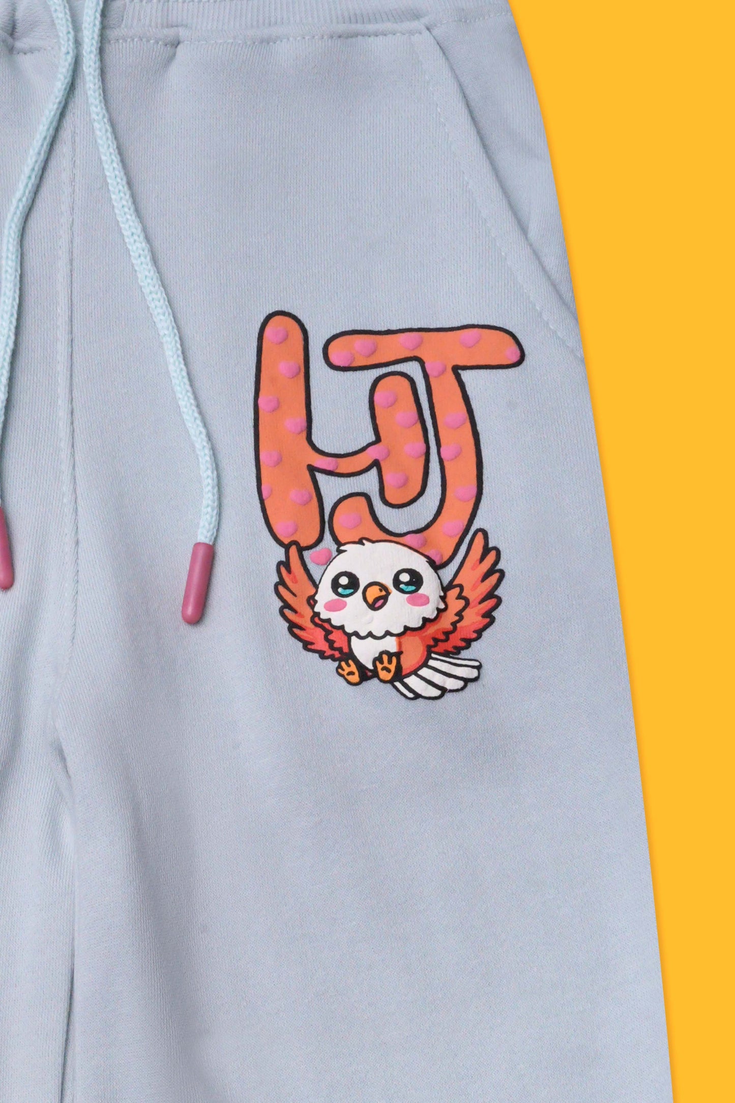 Little Girls Jogger Trouser - Storm Grey