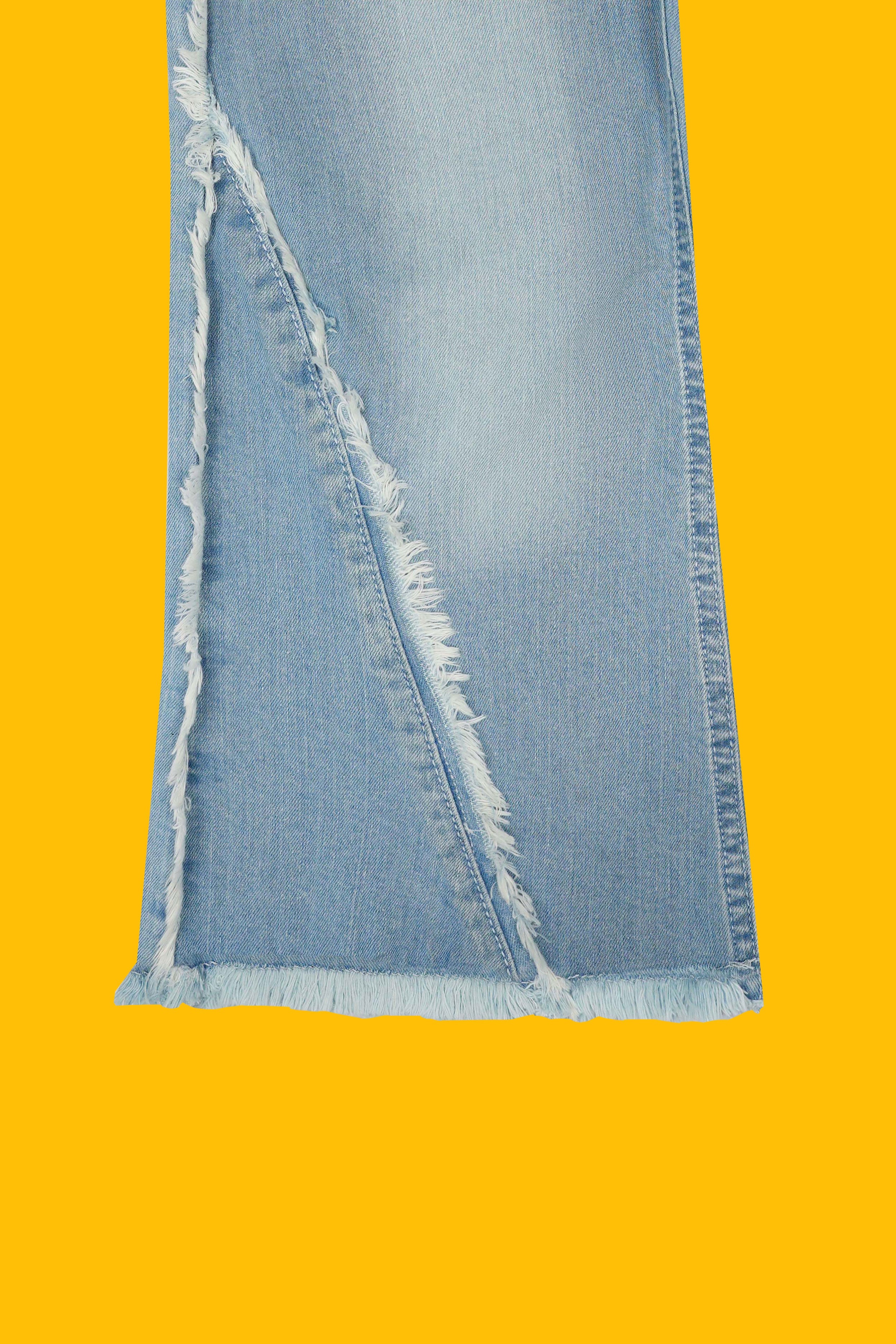 Girls Flared Fit Jeans - Mid Blue