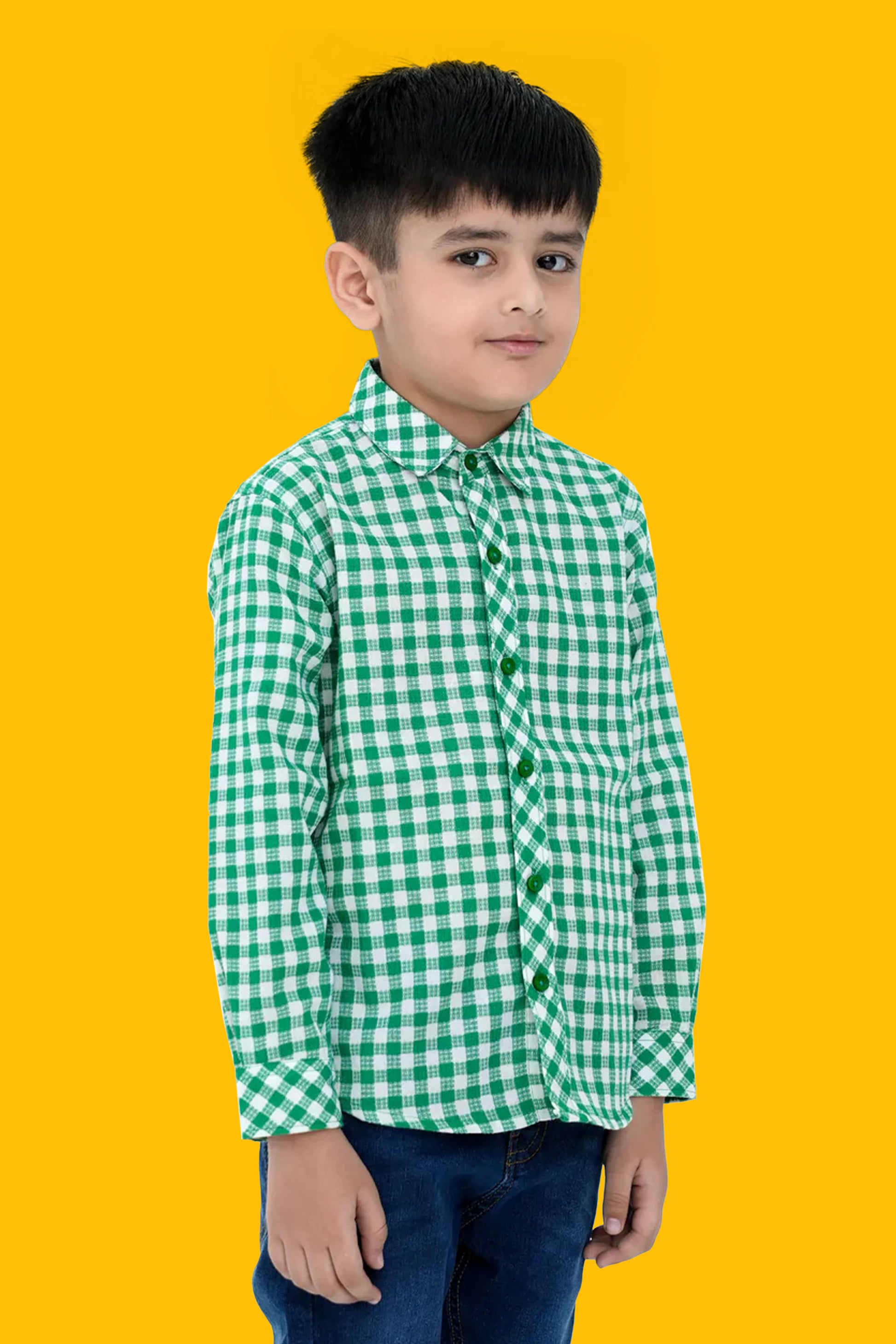 Boys Casual Shirt – Green