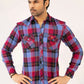 Men Casual Shirt – Maroon Checkered