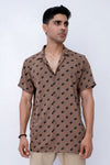 Men Casual Shirts	- Brown