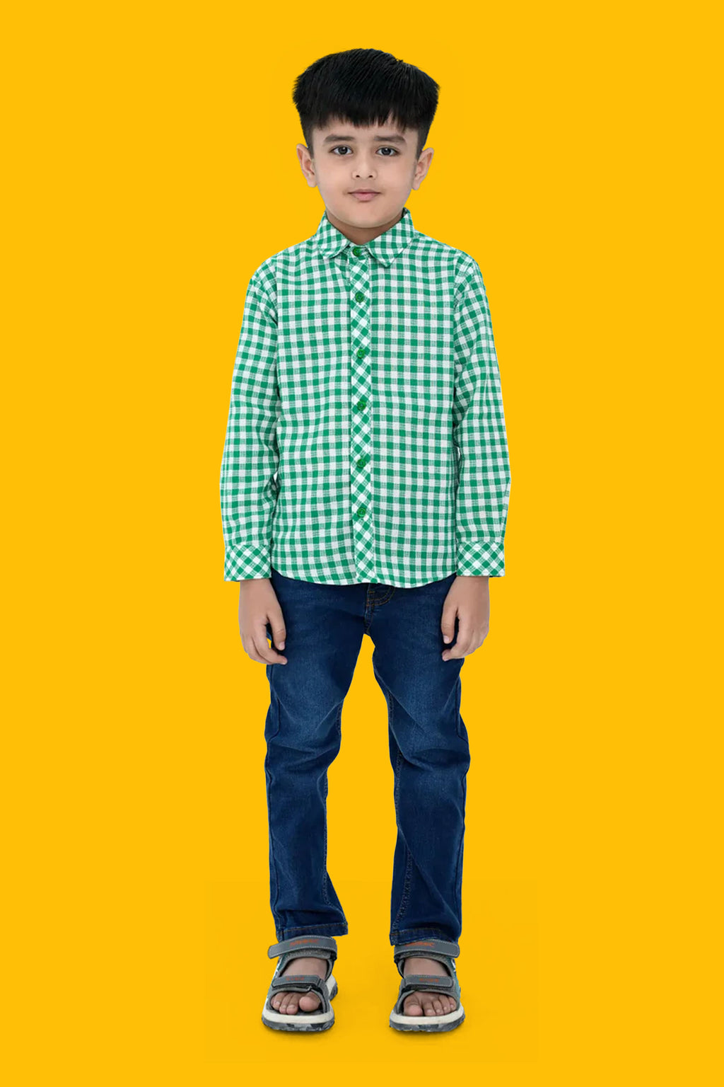 Boys Casual Shirt – Green