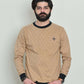 Men Palm Rotatory Design Sweatshirt – Beige - Harwage