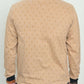 Men Palm Rotatory Design Sweatshirt – Beige - Harwage