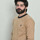 Men Palm Rotatory Design Sweatshirt – Beige - Harwage