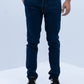 Men Chino Denim Jeans - Rinse Wash