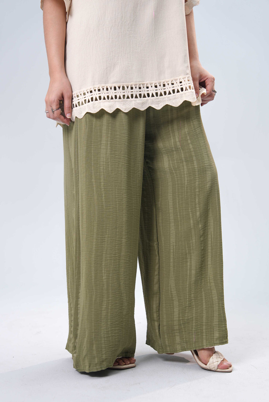 Women Trouser - Olive Green