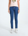 Women Denim Slim Fit Jeans – Mid Blue