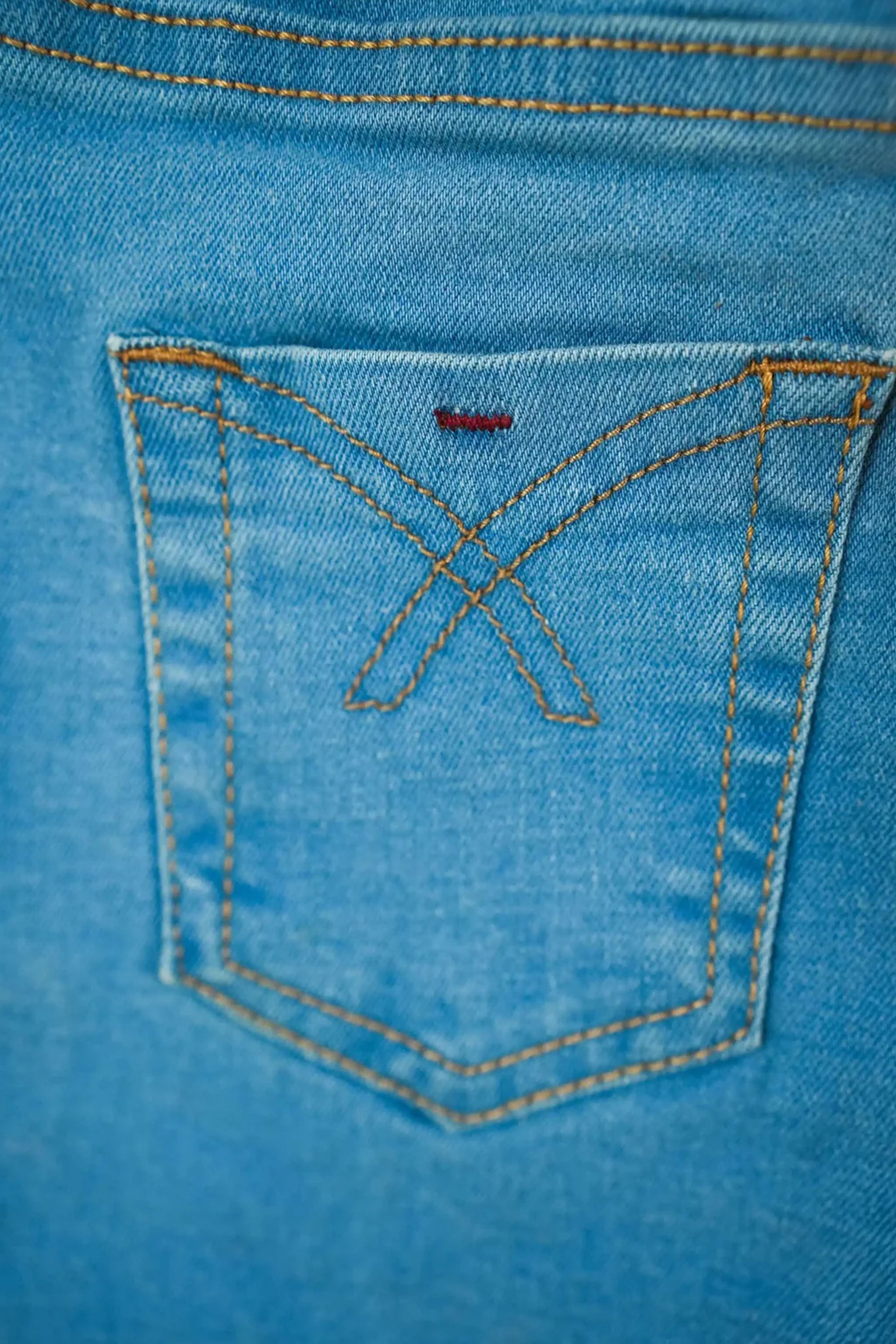 Little Girls' Straight Fit Denim Jeans - Light Blue