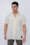 Men Casual Shirts	- Cream