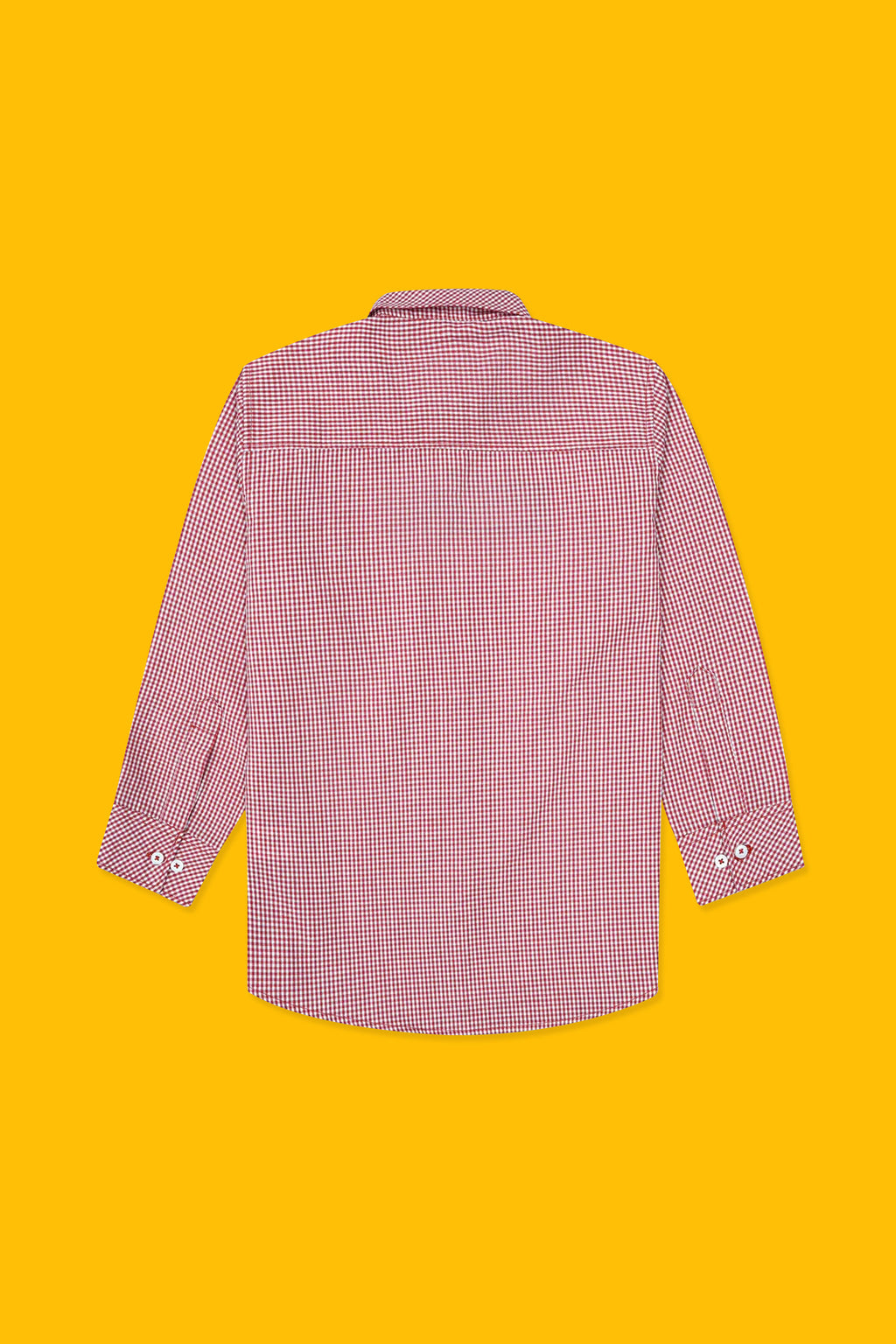 Boys’ Full Sleeves Casual Shirt - Red & White
