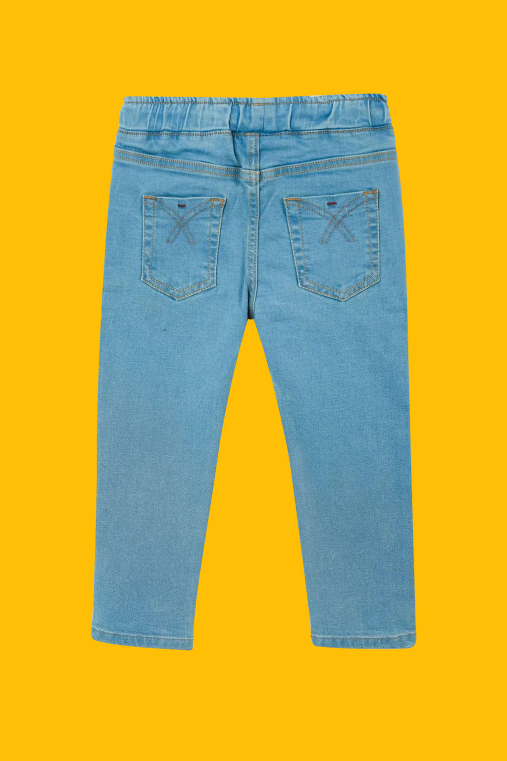 Little Girls' Straight Fit Denim Jeans - Light Blue