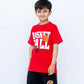 Kids Printed Co-ords Set – Fiery Red