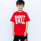 Kids Printed Co-ords Set – Fiery Red