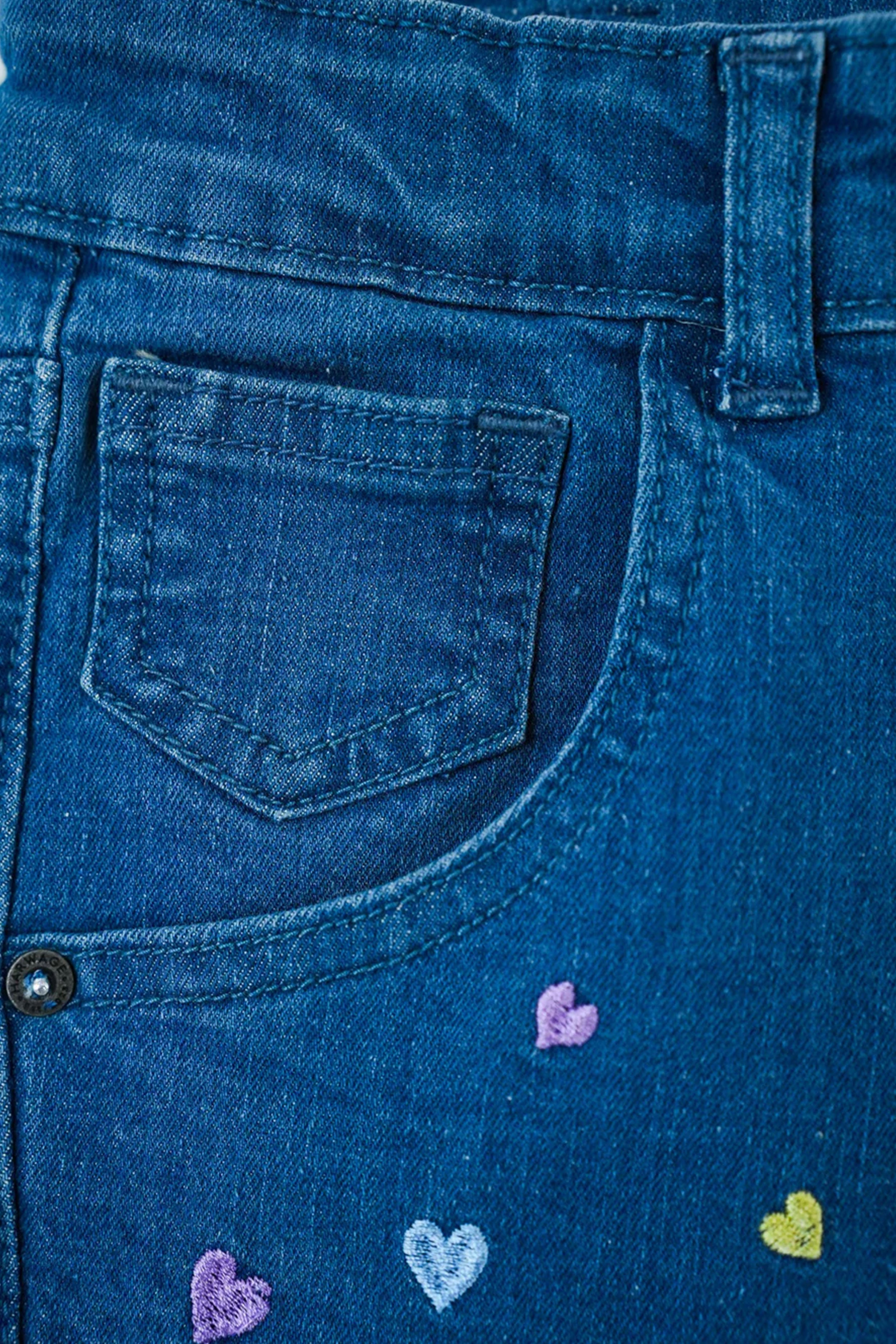 Little Girls' Straight Fit Jeans  - Light Blue