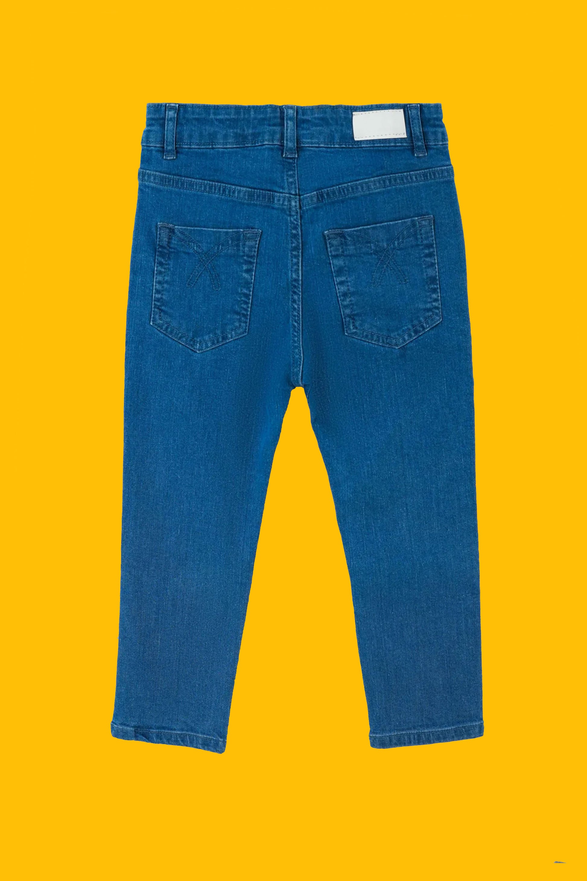 Little Girls' Straight Fit Denim Jeans - Light Blue