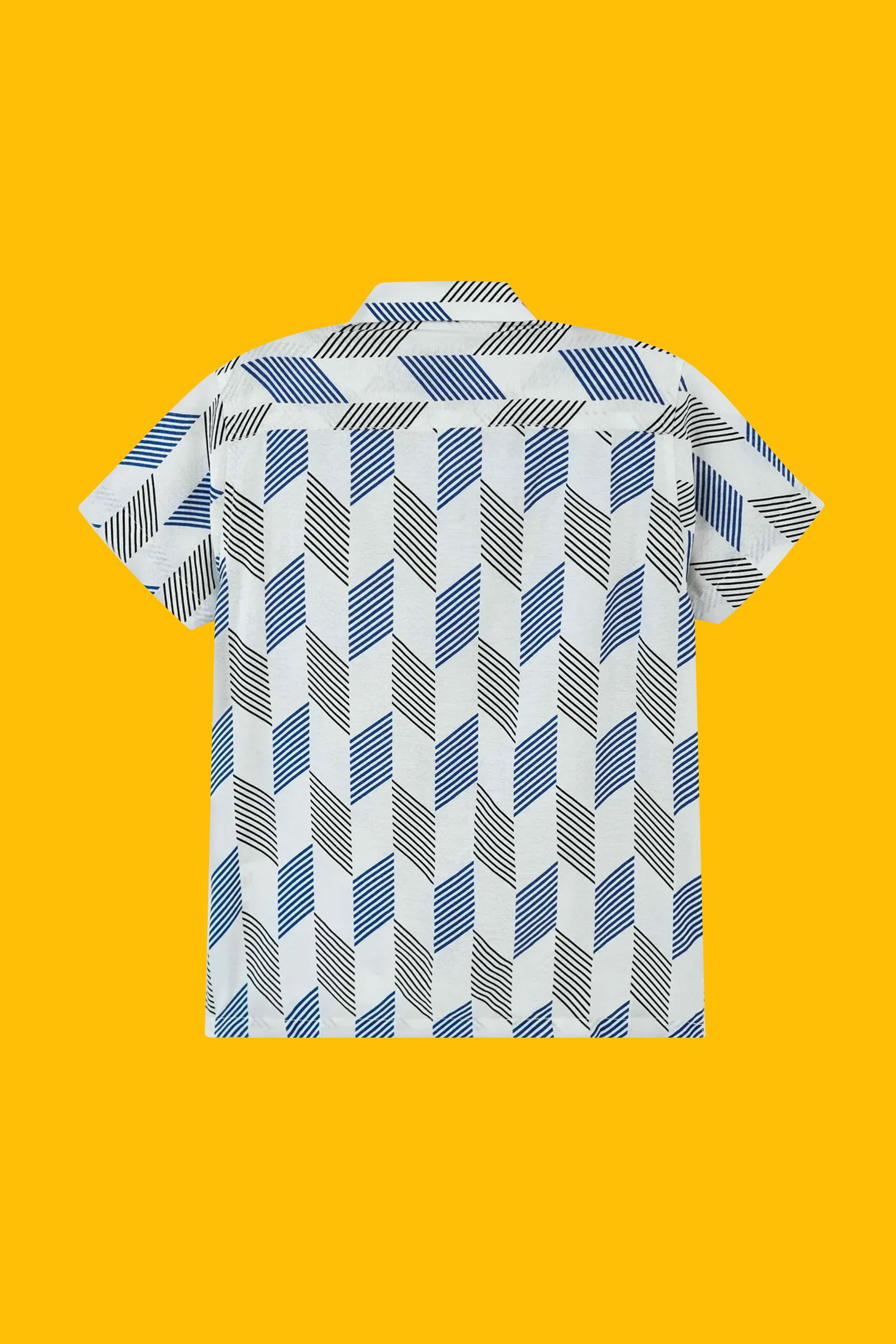 Boys' Resort Collar Casual Shirt - White