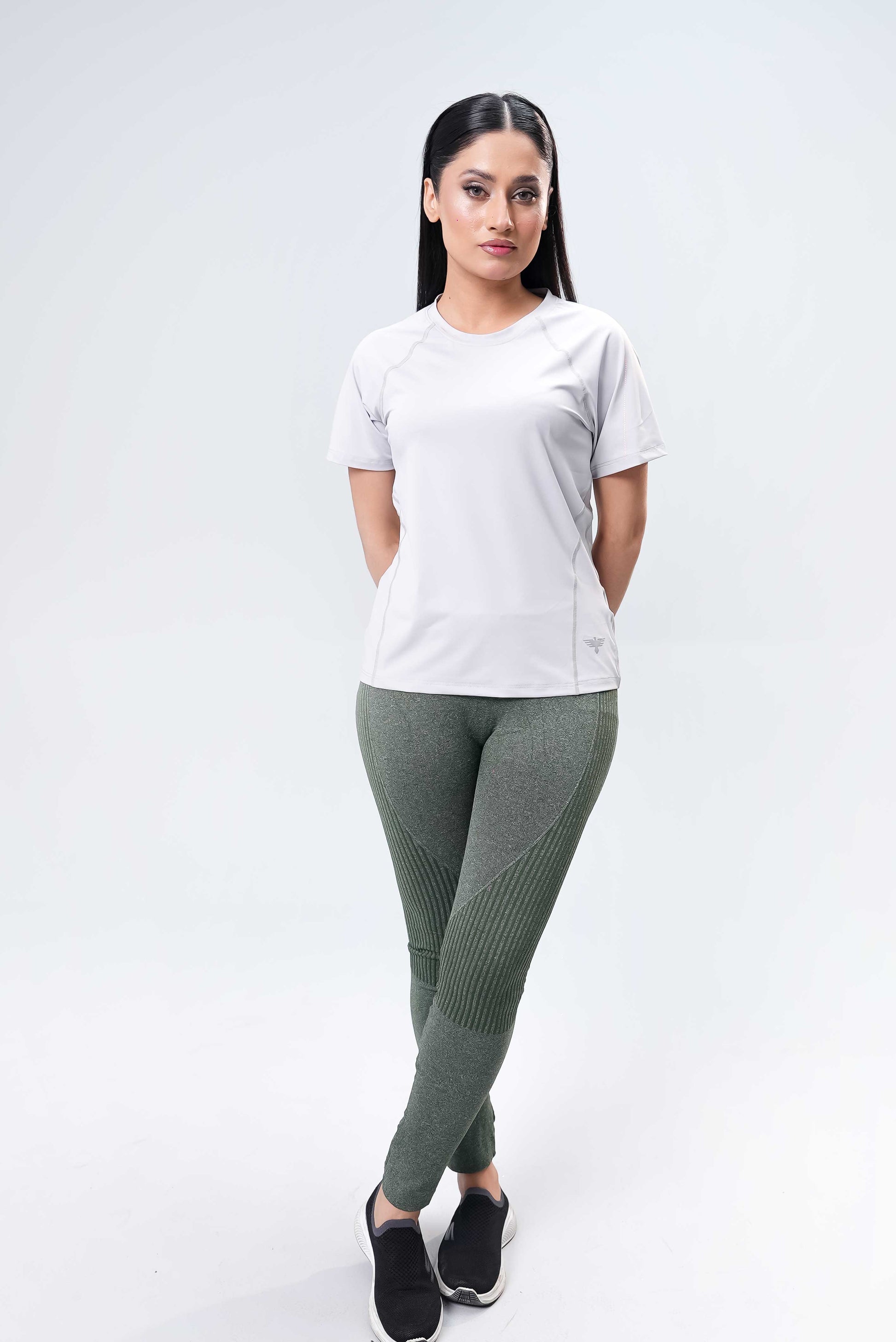 Women Top Gym Wear - Grey