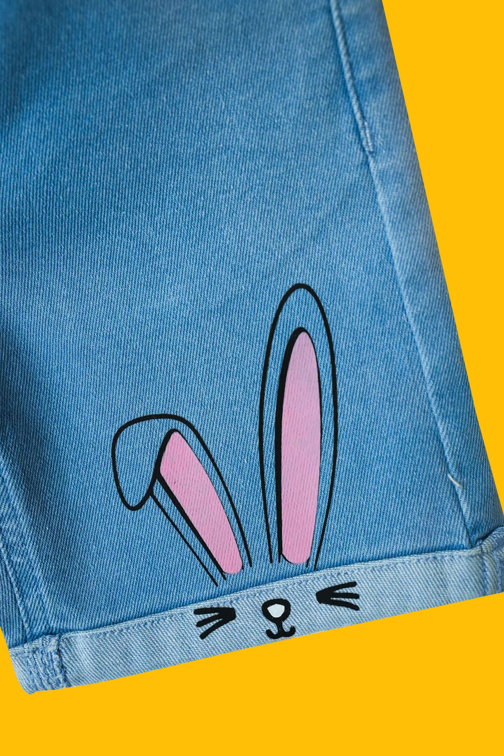 Little Girls' Straight Fit Denim Jeans - Light Blue