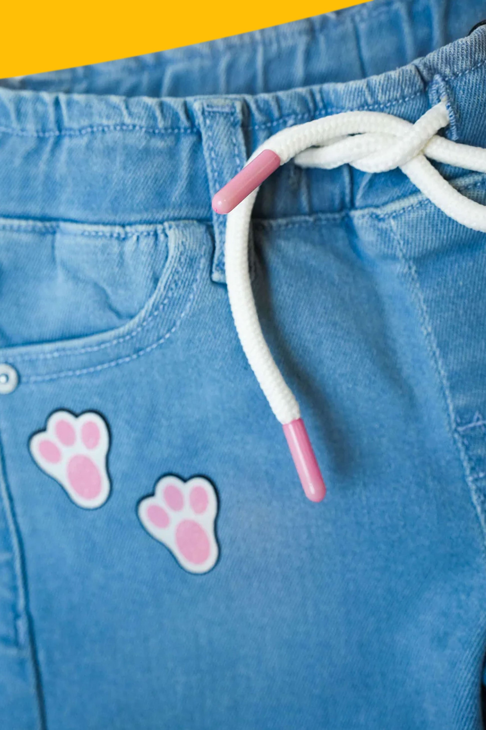 Little Girls' Straight Fit Denim Jeans - Light Blue